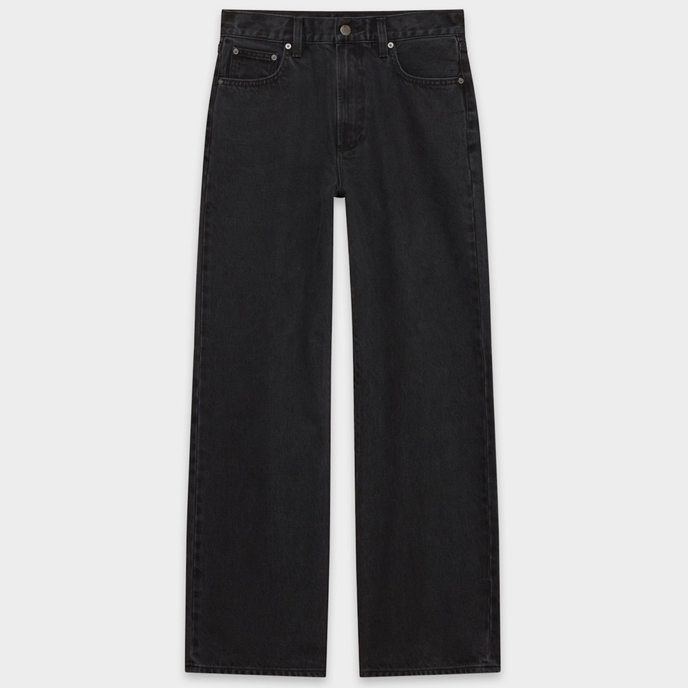Denim Forum The Farrah Hi-Rise Wide Jean